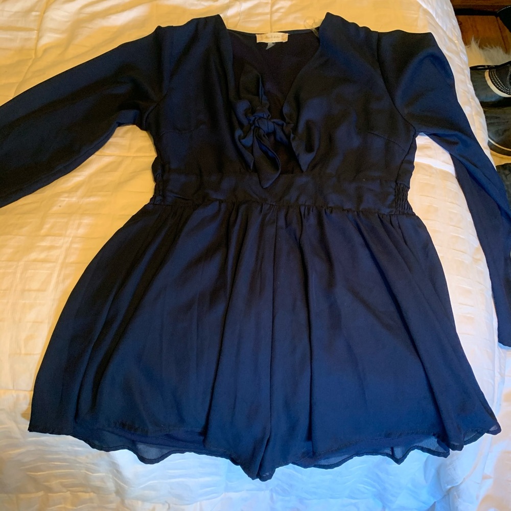 Very comfortable navy Altered State romper